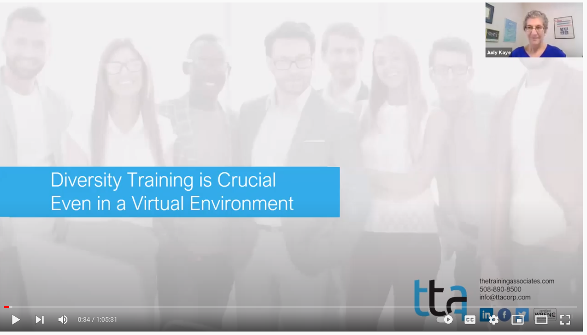 Virtual diversity training